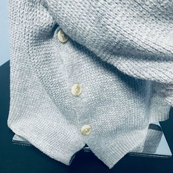 NWT 1. State Side Button Waffle Weave Turtleneck - Picture 10 of 14